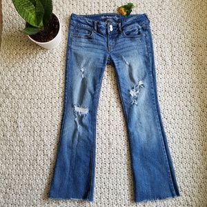 American Eagle Distressed Artist Jeans Size 8